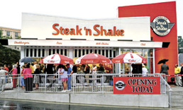 The newly redesigned Steak n Shake in Georgia.